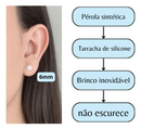 Caixinha com Brinco de Pérola - Lembrancinha Dia das Mãe