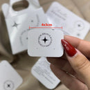 501 un Kit Tag Certificado e Fidelidade - Estampa Contém Amor - Pronta Entrega