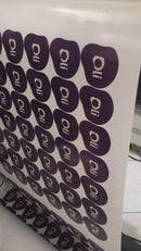 Adesivo Vinílico Corte Especial 5x7cm - COM O SEU LOGO - ADCE5X7