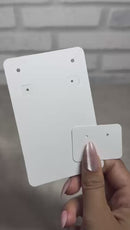 Kit TPG Tag de Conjunto + Tag Brinco Médio - Branca  - Pronta Entrega