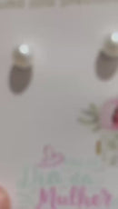 Lembrancinha Dia Das Mulheres Tag + Brinco Mimo Cliente