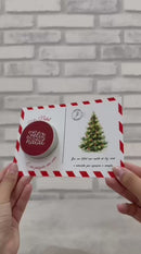 Cartão Natalino + Vela Aromática - Coleção Natal