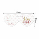 Mini cartão de Coração - Feliz Natal