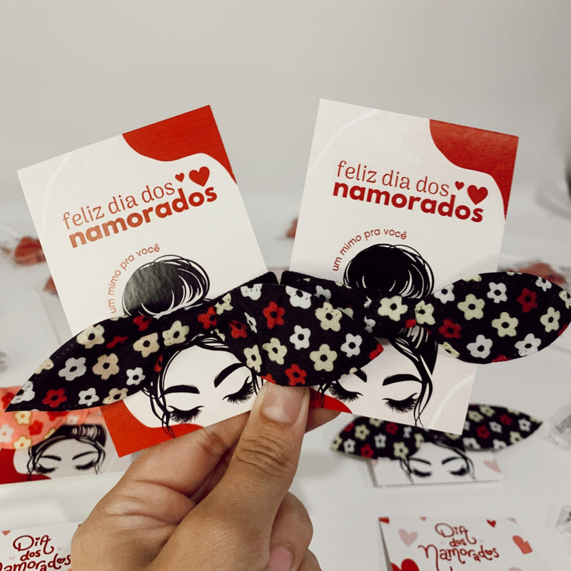 Card com Laço (Xuxinha) - Feliz Dia dos Namorados - 24un