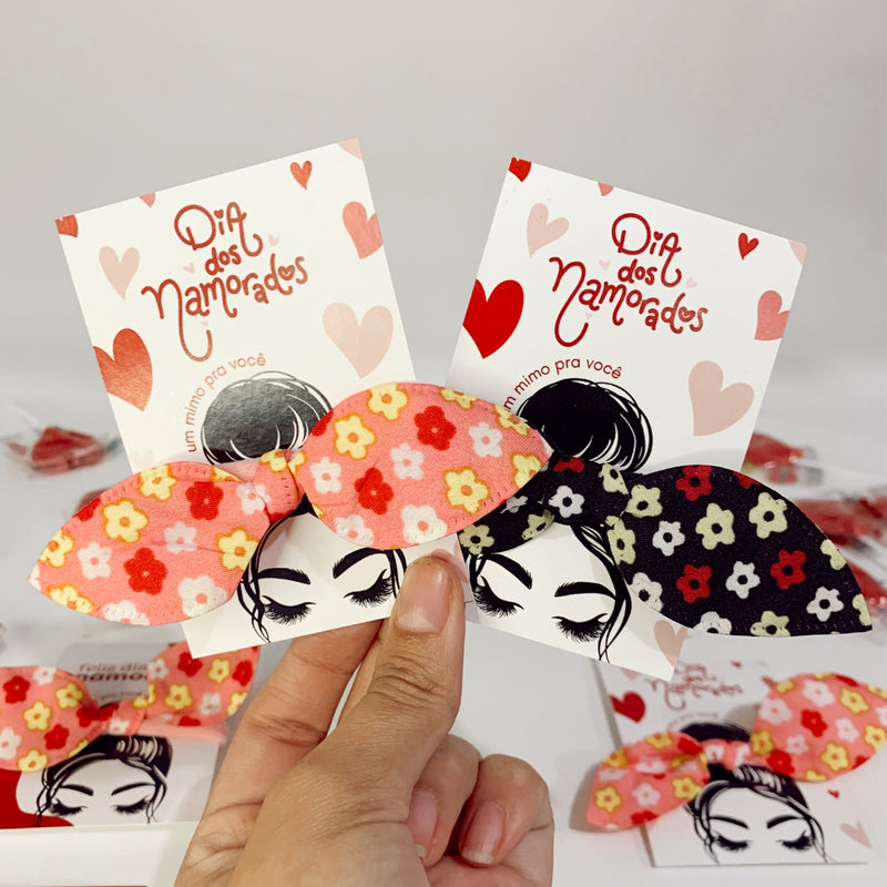 Card com Laço (Xuxinha) - Feliz Dia dos Namorados - 24un