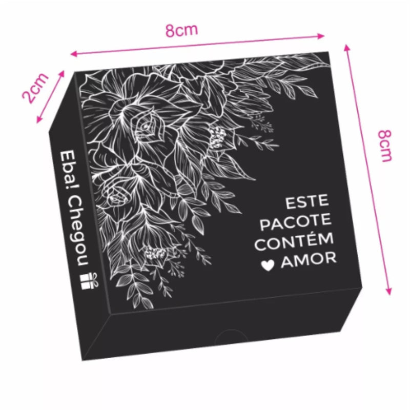 Caixinha Basculante - COM SEU LOGO - 8X8X2CM - CXQ