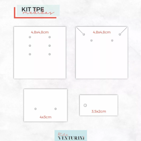Mil unidades - kit P - COM SEU LOGO - TPE