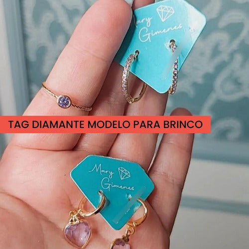 Conjunto de Tag Diamante com Brinde - 1000un - TD