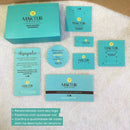 Combo - COM SEU LOGO - Tag, Caixinha, Cartinha e Adesivo