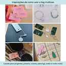 Combo - COM SEU LOGO - Tag, Caixinha, Cartinha e Adesivo