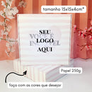 Caixa BIG - COM SEU LOGO - 15X15X4CM - CXQG