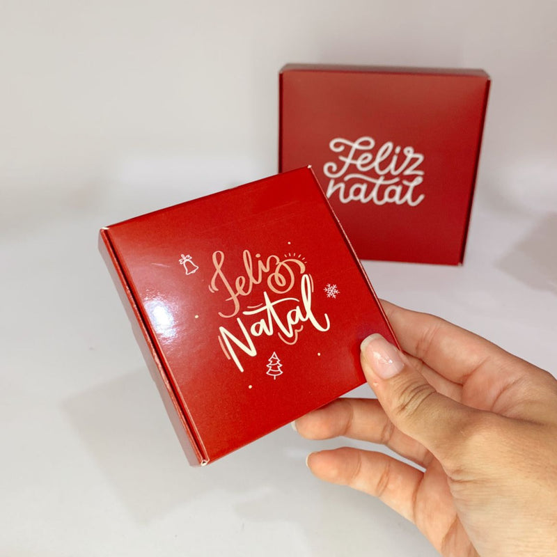 Embalagem Quadrada Natal