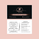 Card Frente e Verso - COM SEU LOGO - 9x5cm - CCFV